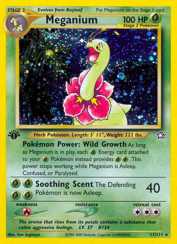 Meganium (11/111) [Neo Genesis 1st Edition] | Gear Gaming Fayetteville