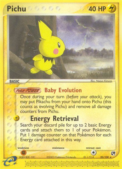 Pichu (20/100) [EX: Sandstorm] | Gear Gaming Fayetteville