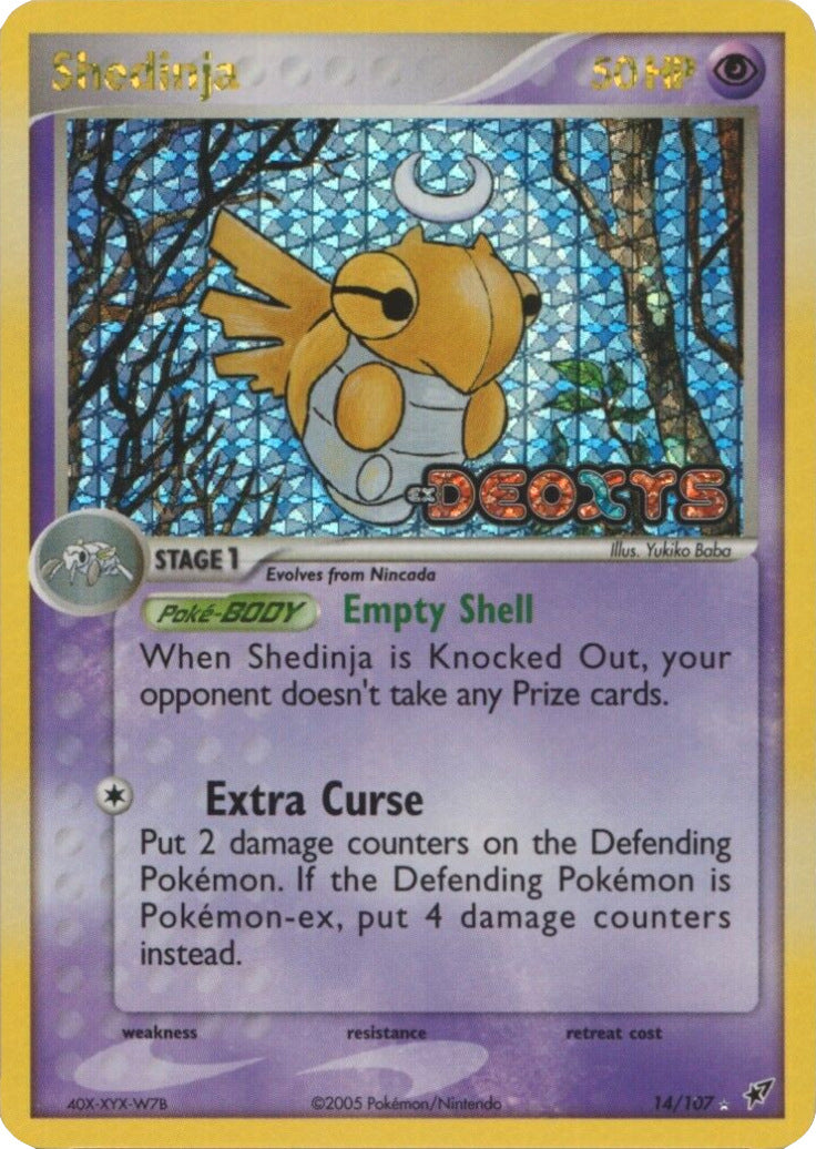 Shedinja (14/107) (Stamped) [EX: Deoxys] | Gear Gaming Fayetteville