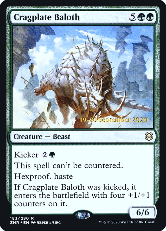 Cragplate Baloth [Zendikar Rising Prerelease Promos] | Gear Gaming Fayetteville