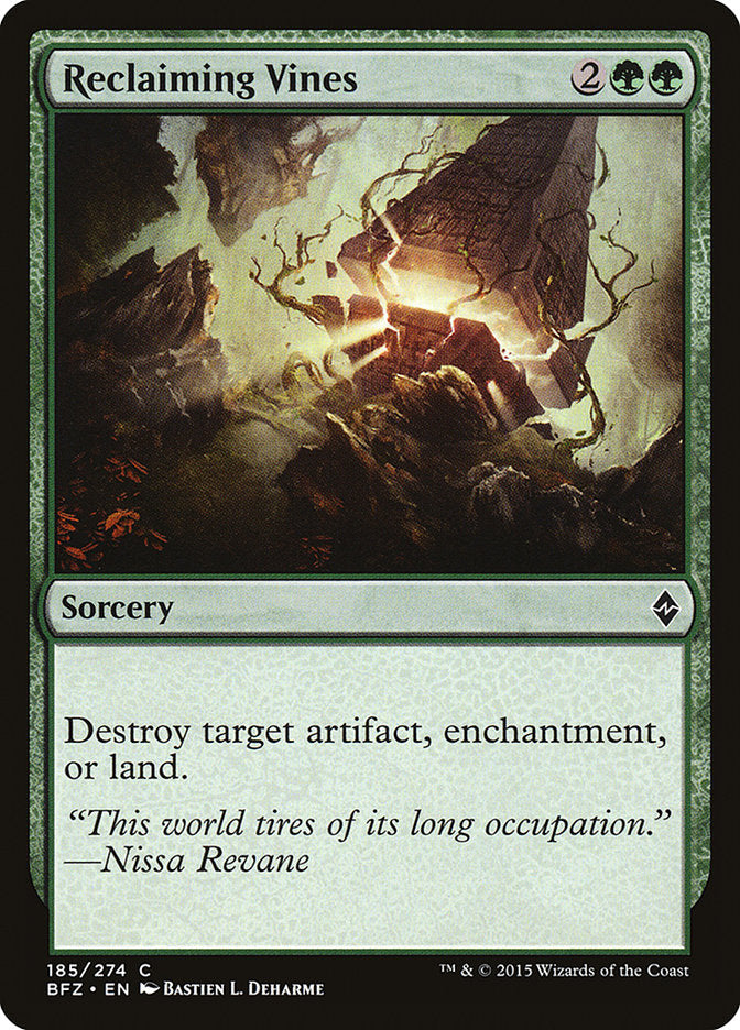 Reclaiming Vines [Battle for Zendikar] | Gear Gaming Fayetteville