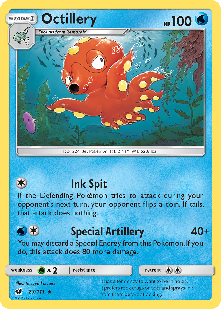 Octillery (23/111) [Sun & Moon: Crimson Invasion] | Gear Gaming Fayetteville