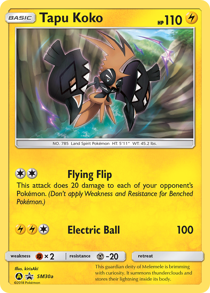 Tapu Koko (SM30a) [Sun & Moon: Black Star Promos] | Gear Gaming Fayetteville
