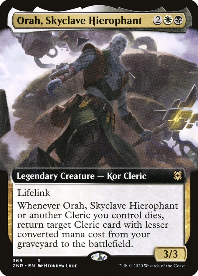 Orah, Skyclave Hierophant (Extended Art) [Zendikar Rising] | Gear Gaming Fayetteville