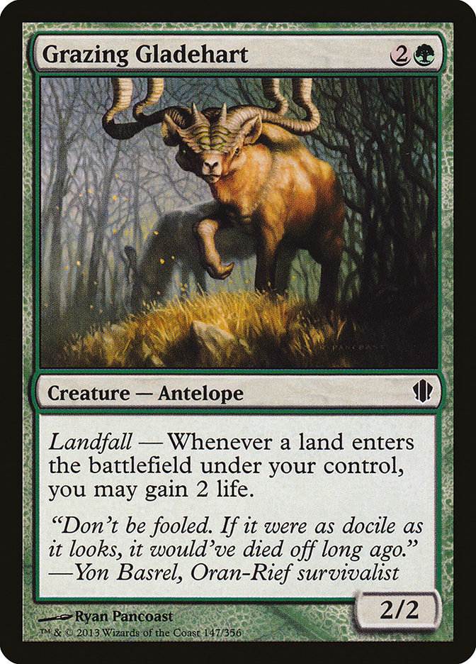 Grazing Gladehart [Commander 2013] | Gear Gaming Fayetteville