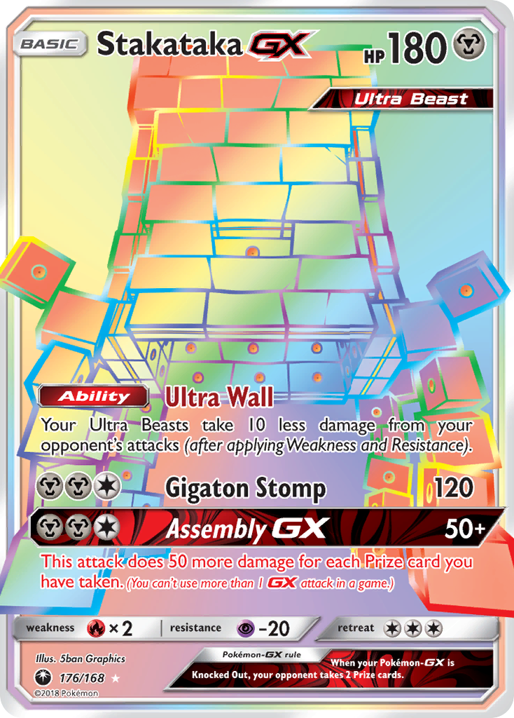 Stakataka GX (176/168) [Sun & Moon: Celestial Storm] | Gear Gaming Fayetteville