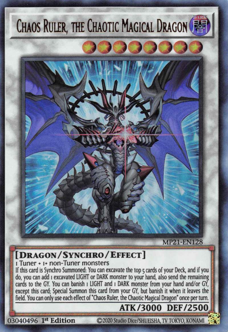 Chaos Ruler, the Chaotic Magical Dragon [MP21-EN128] Ultra Rare | Gear Gaming Fayetteville