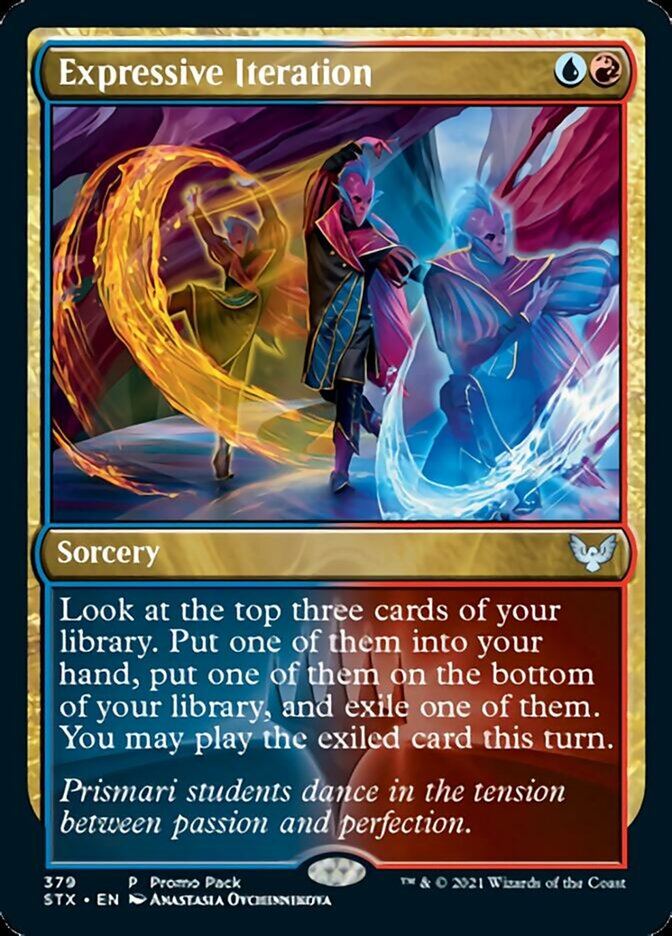 Expressive Iteration (Promo Pack) [Strixhaven: School of Mages Promos] | Gear Gaming Fayetteville