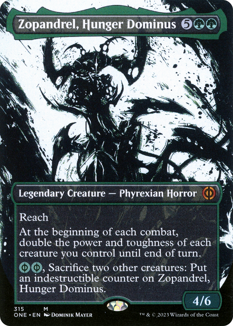 Zopandrel, Hunger Dominus (Borderless Ichor) [Phyrexia: All Will Be One] | Gear Gaming Fayetteville