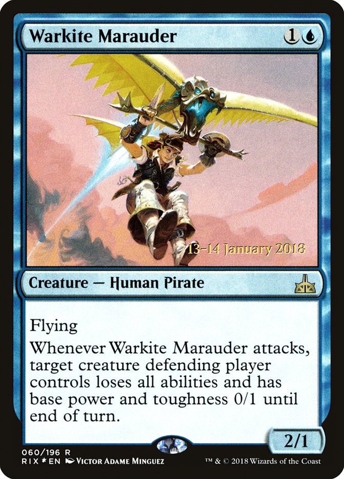 Warkite Marauder [Rivals of Ixalan Prerelease Promos] | Gear Gaming Fayetteville