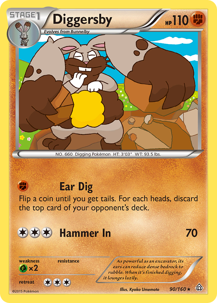 Diggersby (90/160) [XY: Primal Clash] | Gear Gaming Fayetteville