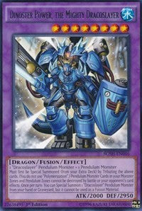 Dinoster Power, the Mighty Dracoslayer [Breakers of Shadow] [BOSH-EN046] | Gear Gaming Fayetteville