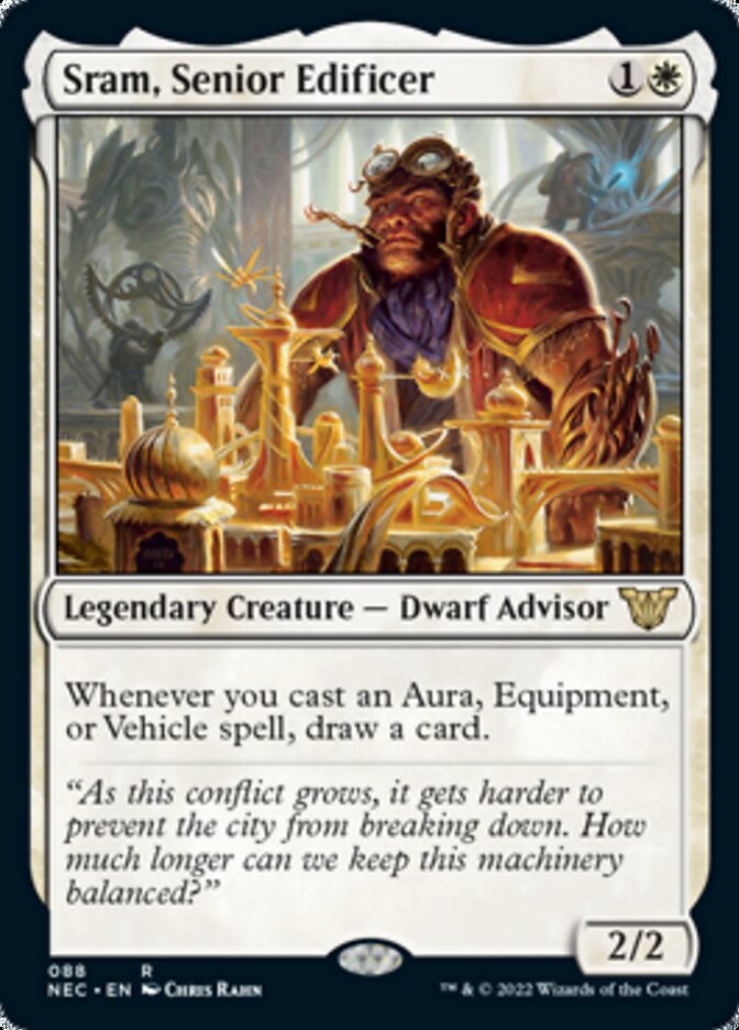 Sram, Senior Edificer [Kamigawa: Neon Dynasty Commander] | Gear Gaming Fayetteville