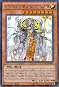 Ehther the Heavenly Monarch [Structure Deck: Emperor of Darkness] [SR01-EN000] | Gear Gaming Fayetteville