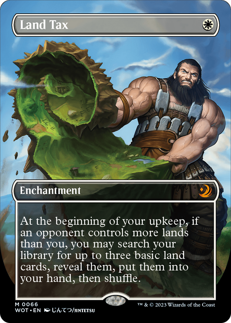 Land Tax (Anime Borderless) [Wilds of Eldraine: Enchanting Tales] | Gear Gaming Fayetteville