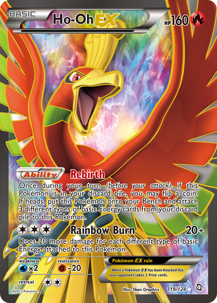 Ho-Oh EX (119/124) [Black & White: Dragons Exalted] | Gear Gaming Fayetteville