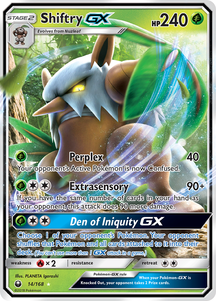 Shiftry GX (14/168) [Sun & Moon: Celestial Storm] | Gear Gaming Fayetteville