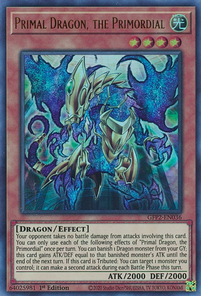 Primal Dragon, the Primordial [GFP2-EN036] Ultra Rare | Gear Gaming Fayetteville