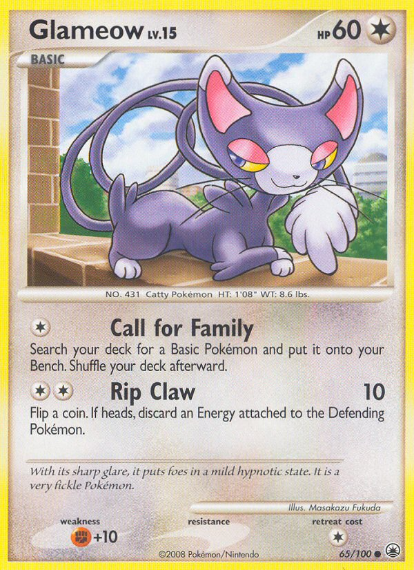 Glameow (65/100) [Diamond & Pearl: Majestic Dawn] | Gear Gaming Fayetteville