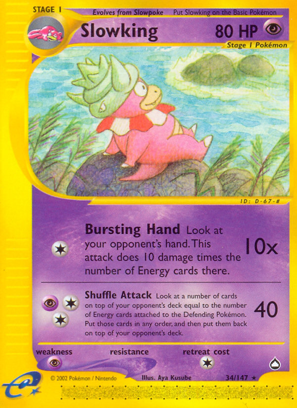 Slowking (34/147) [Aquapolis] | Gear Gaming Fayetteville