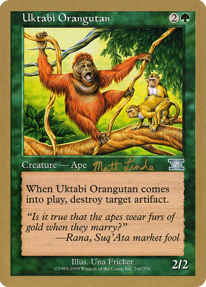 Uktabi Orangutan (Matt Linde) [World Championship Decks 1999] | Gear Gaming Fayetteville