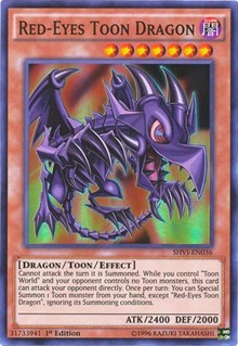 Red-Eyes Toon Dragon [Shining Victories] [SHVI-EN036] | Gear Gaming Fayetteville