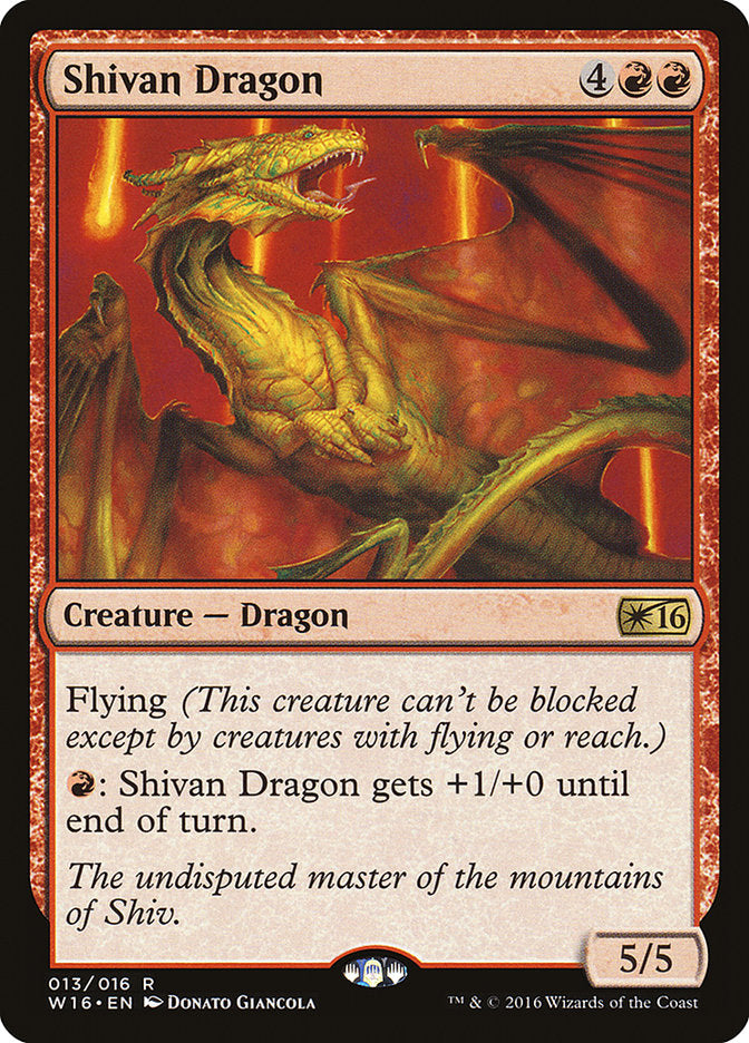 Shivan Dragon [Welcome Deck 2016] | Gear Gaming Fayetteville
