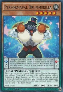 Performapal Drummerilla [Starter Deck: Yuya] [YS16-EN011] | Gear Gaming Fayetteville