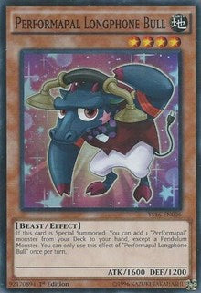 Performapal Longphone Bull [Starter Deck: Yuya] [YS16-EN006] | Gear Gaming Fayetteville