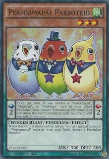 Performapal Parrotrio [Starter Deck: Yuya] [YS16-EN005] | Gear Gaming Fayetteville