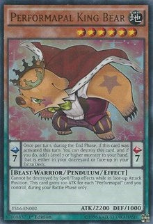 Performapal King Bear [Starter Deck: Yuya] [YS16-EN002] | Gear Gaming Fayetteville
