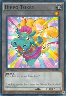 Hippo Token (Blue) [Starter Deck: Yuya] [YS16-ENT03] | Gear Gaming Fayetteville