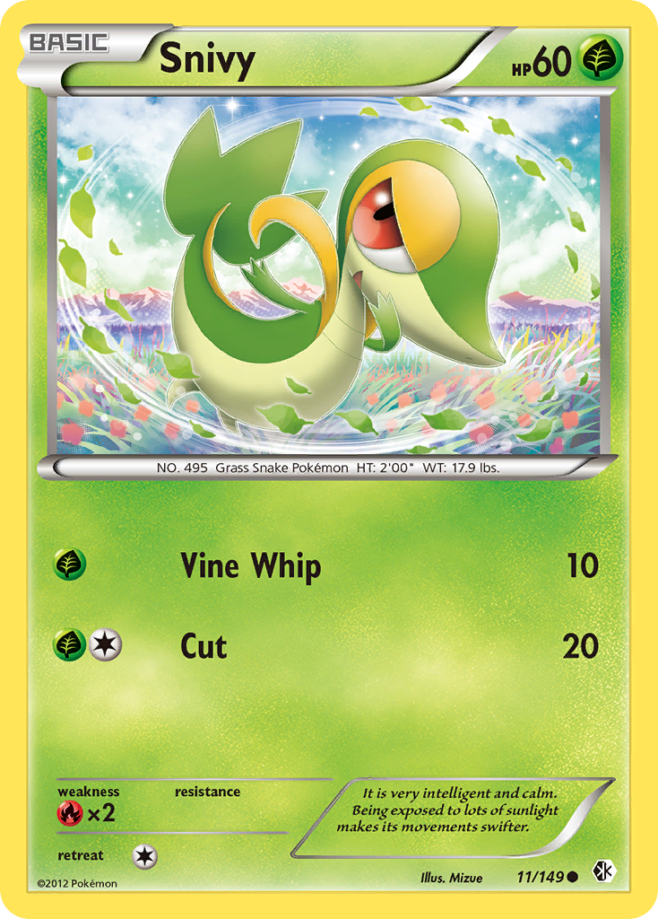 Snivy (11/149) [Black & White: Boundaries Crossed] | Gear Gaming Fayetteville