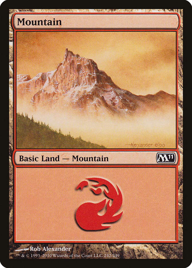 Mountain (242) [Magic 2011] | Gear Gaming Fayetteville