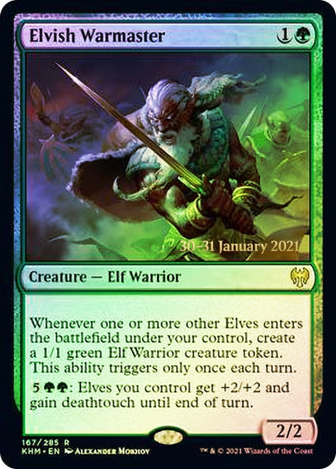 Elvish Warmaster [Kaldheim Prerelease Promos] | Gear Gaming Fayetteville