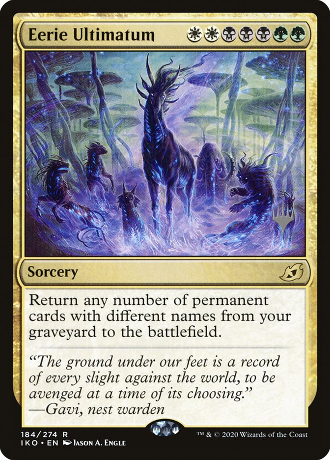 Eerie Ultimatum (Promo Pack) [Ikoria: Lair of Behemoths Promos] | Gear Gaming Fayetteville