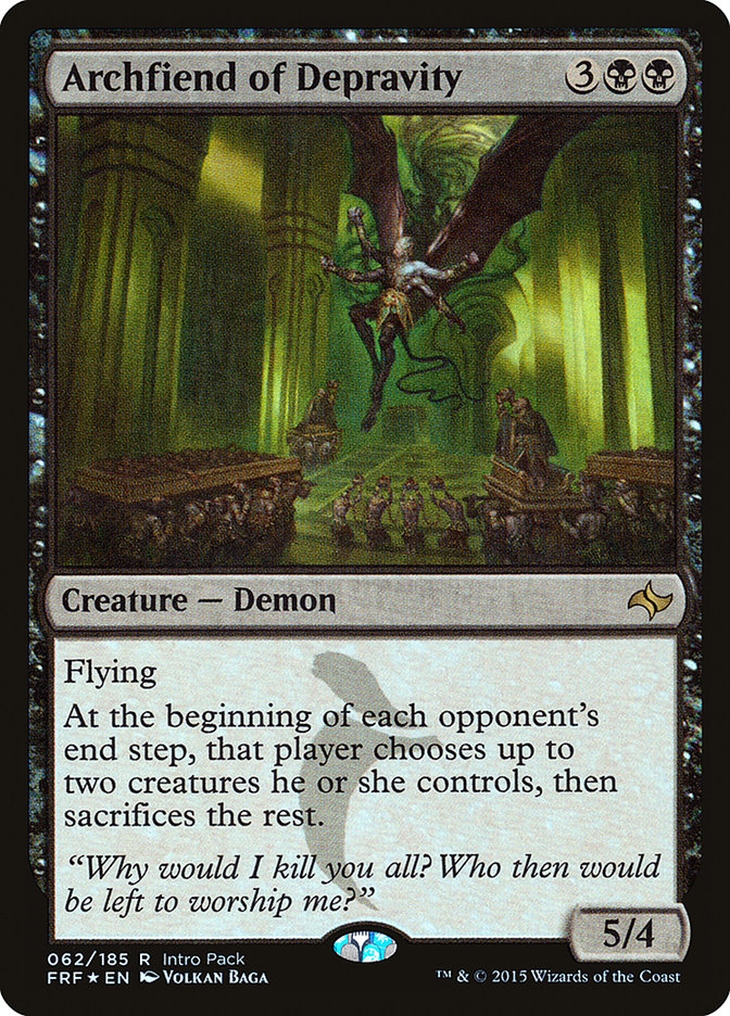 Archfiend of Depravity (Intro Pack) [Fate Reforged Promos] | Gear Gaming Fayetteville