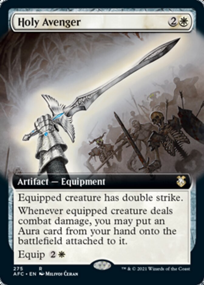 Holy Avenger (Extended Art) [Dungeons & Dragons: Adventures in the Forgotten Realms Commander] | Gear Gaming Fayetteville