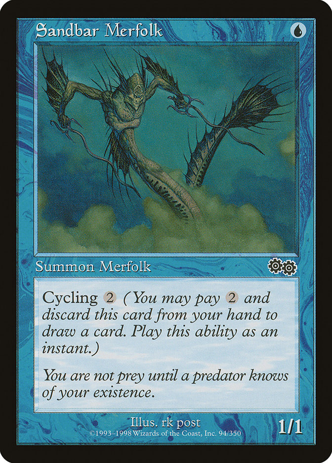 Sandbar Merfolk [Urza's Saga] | Gear Gaming Fayetteville