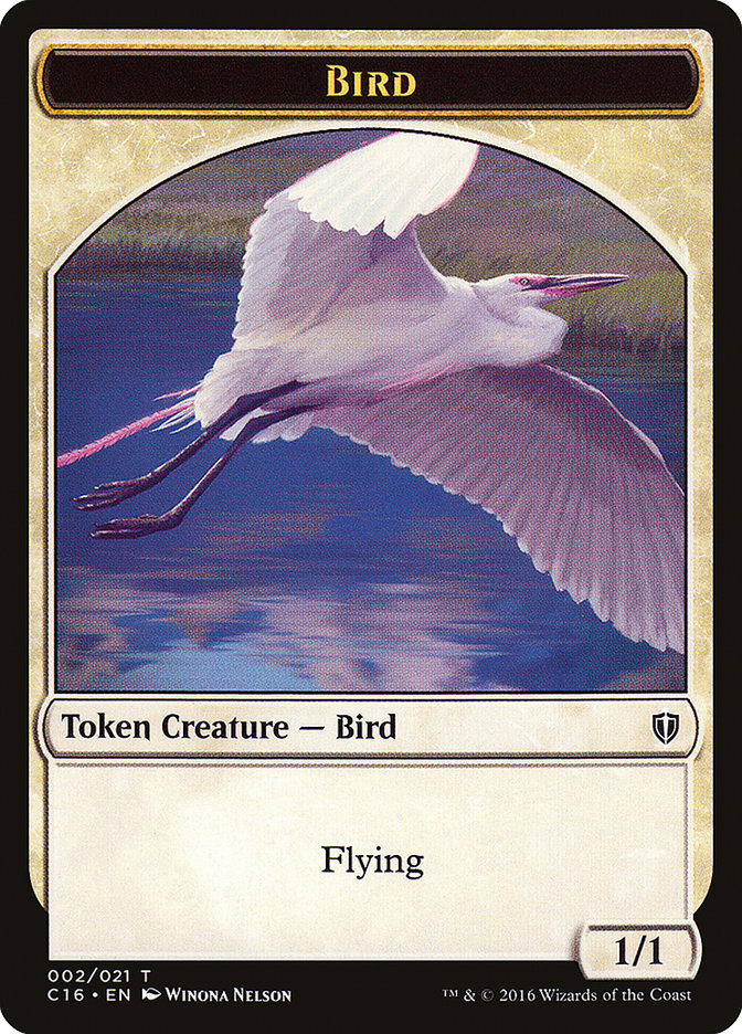 Spirit (006) // Bird (002) Double-Sided Token [Commander 2016 Tokens] | Gear Gaming Fayetteville