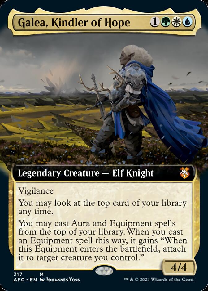 Galea, Kindler of Hope (Extended Art) [Dungeons & Dragons: Adventures in the Forgotten Realms Commander] | Gear Gaming Fayetteville
