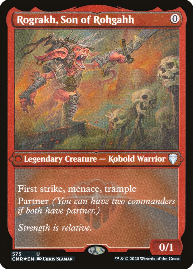 Rograkh, Son of Rohgahh (Etched) [Commander Legends] | Gear Gaming Fayetteville