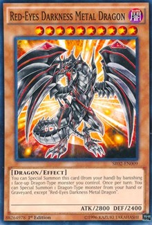 Red-Eyes Darkness Metal Dragon [Structure Deck: Rise of the True Dragons] [SR02-EN009] | Gear Gaming Fayetteville