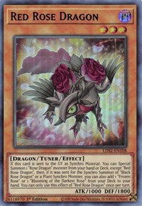 Red Rose Dragon (Blue) [LDS2-EN108] Ultra Rare | Gear Gaming Fayetteville