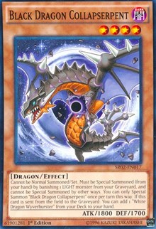 Black Dragon Collapserpent [Structure Deck: Rise of the True Dragons] [SR02-EN017] | Gear Gaming Fayetteville