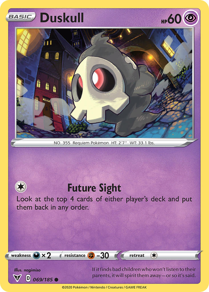 Duskull (069/185) [Sword & Shield: Vivid Voltage] | Gear Gaming Fayetteville