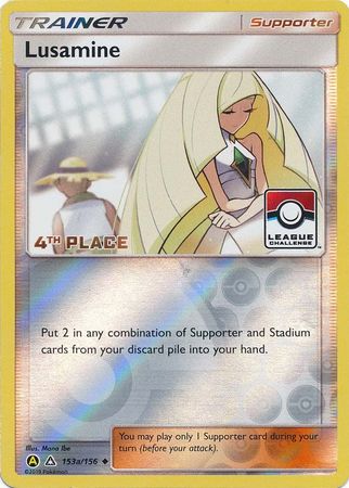 Lusamine (153a/156) (League Challenge Alt Art 4th Place) [Sun & Moon: Ultra Prism] | Gear Gaming Fayetteville