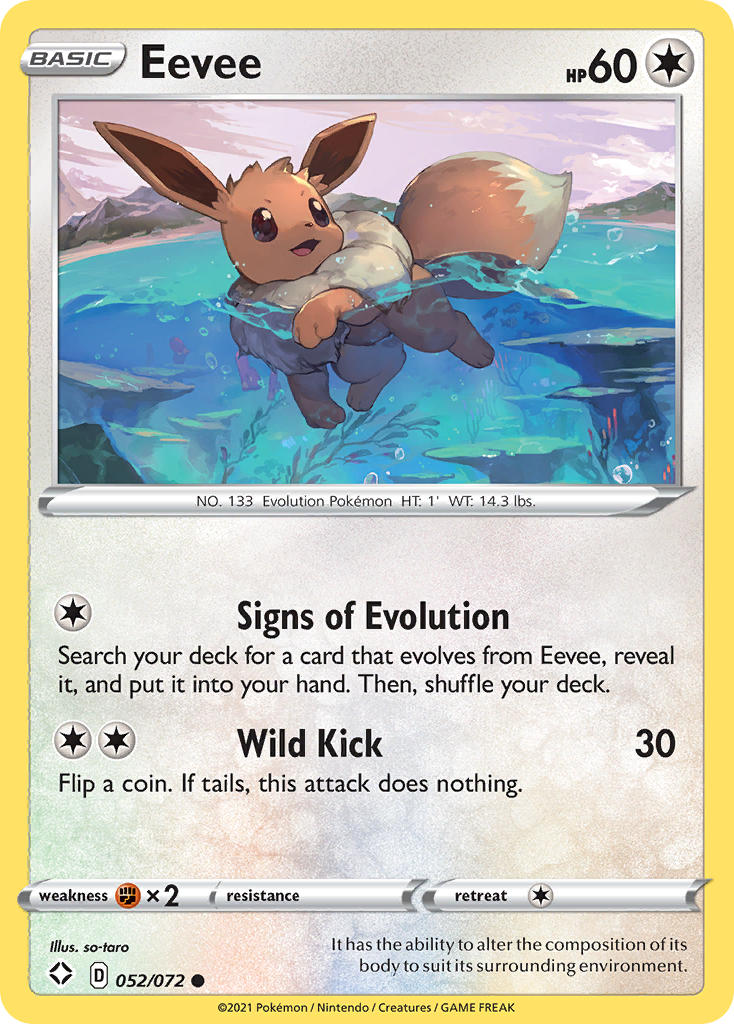 Eevee (052/072) [Sword & Shield: Shining Fates] | Gear Gaming Fayetteville