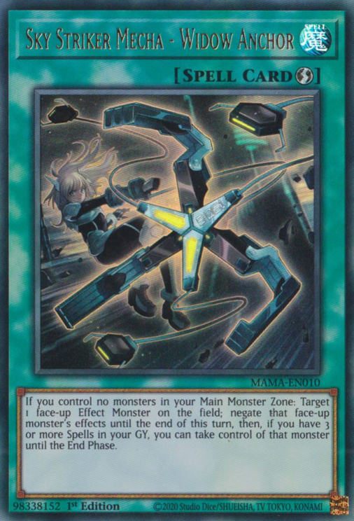 Sky Striker Mecha - Widow Anchor [MAMA-EN010] Ultra Rare | Gear Gaming Fayetteville