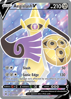 Aegislash V (177/185) [Sword & Shield: Vivid Voltage] | Gear Gaming Fayetteville